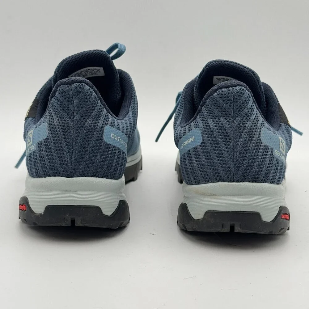 Salomon Outbound Prism Gore-Tex Hiking Shoes 8.5 Contagrip Blue Sneakers Trail
